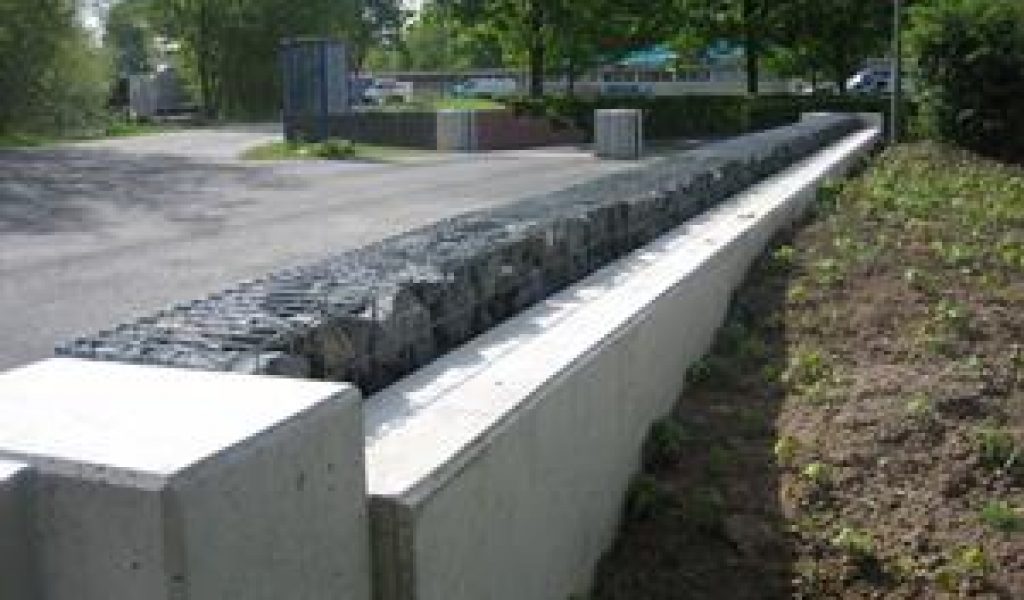Betonbau - Gabionen - Hochwasserschutz